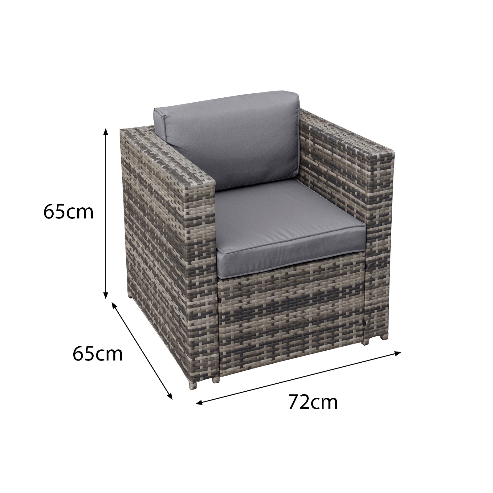 Oseasons¨ Malta Rattan 9 Seat U-Shape Set in Walnut Grey