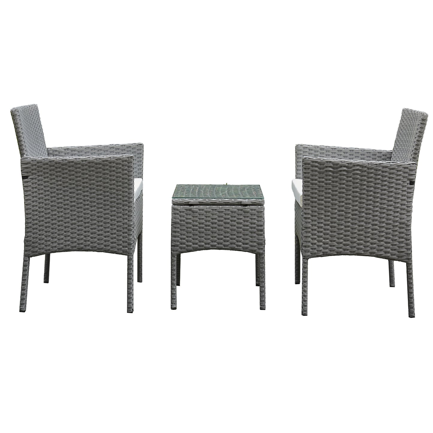 Oseasons¨ Antigua Rattan 2 Seat Tea for Two Set in Grey