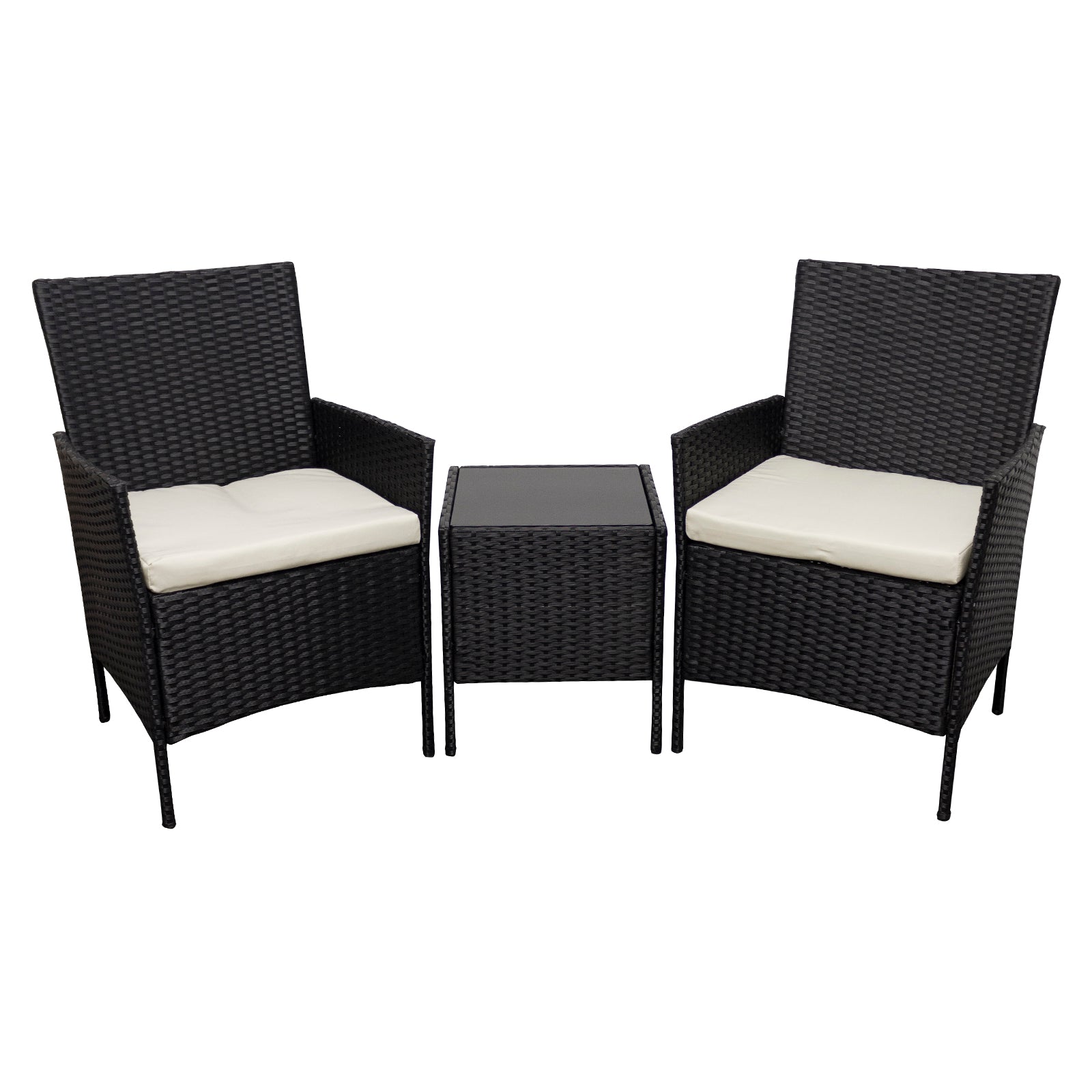 Oseasons¨ Hawaii KD Rattan 2 Seat Tea for Two Set in Black