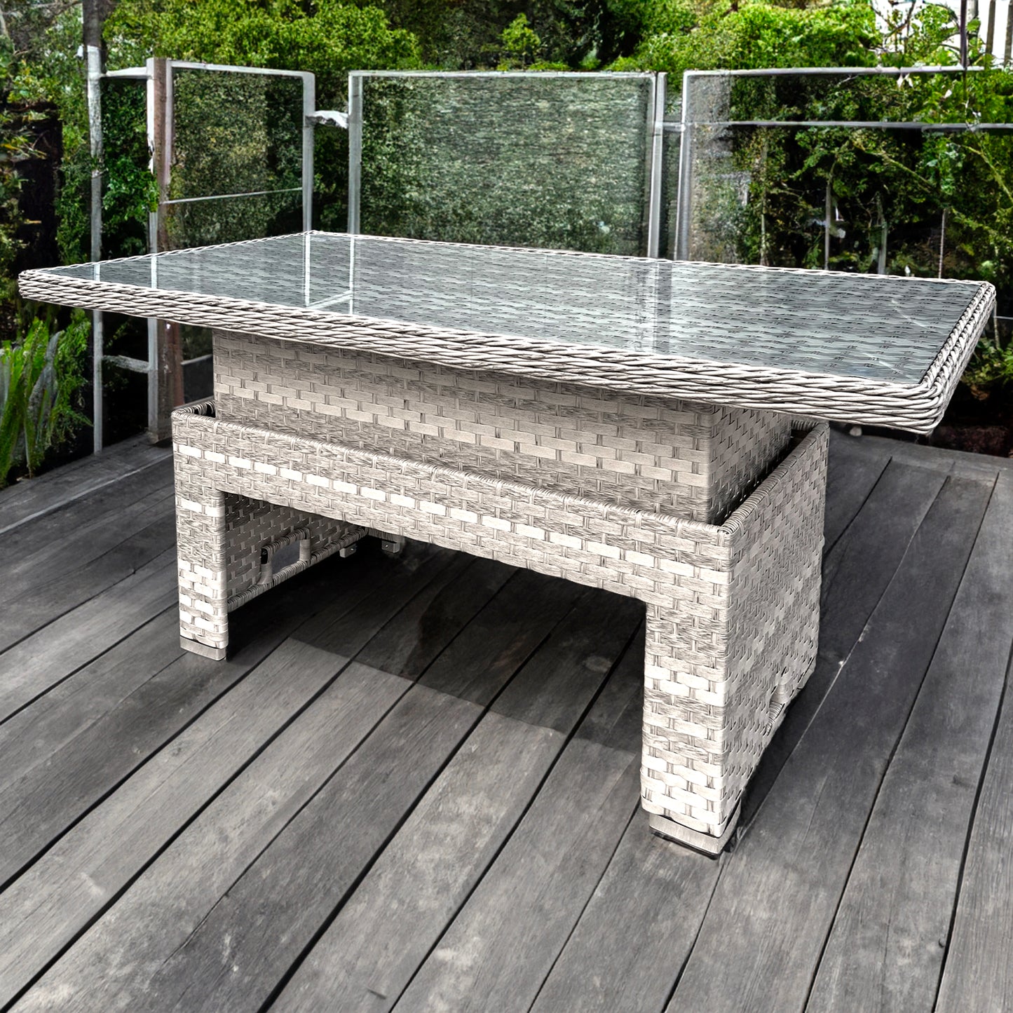 Oseasons¨ Rattan Rising Table in Dove Grey