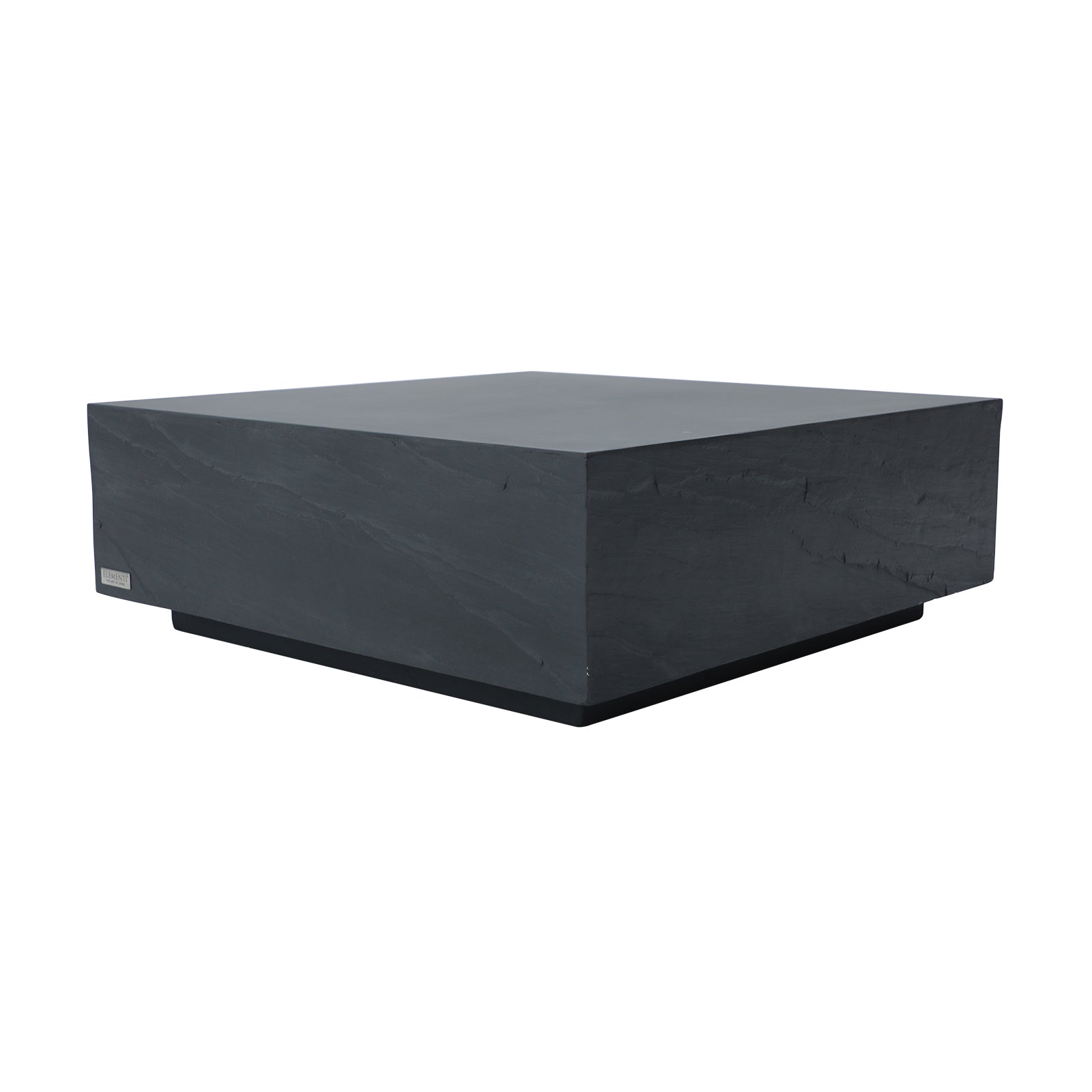 Elementi¨ Colorado GRC Large Coffee Table in Slate Black