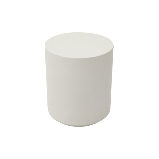 Elementi¨ Rome GRC Side Table in Cream White