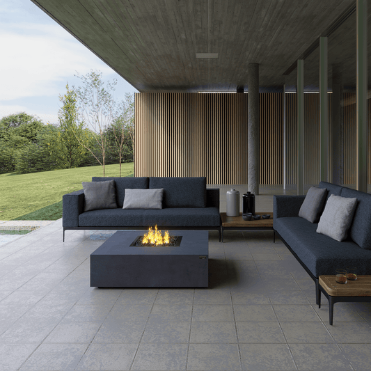 Monte Gas Fire Pit (LPG) in Grey: A Stylish Statement for Your Space