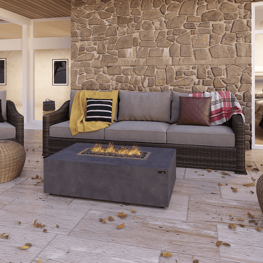 Mirage Gas Fire Pit (LPG) in Grey: A Masterpiece of Elegance and Convenience