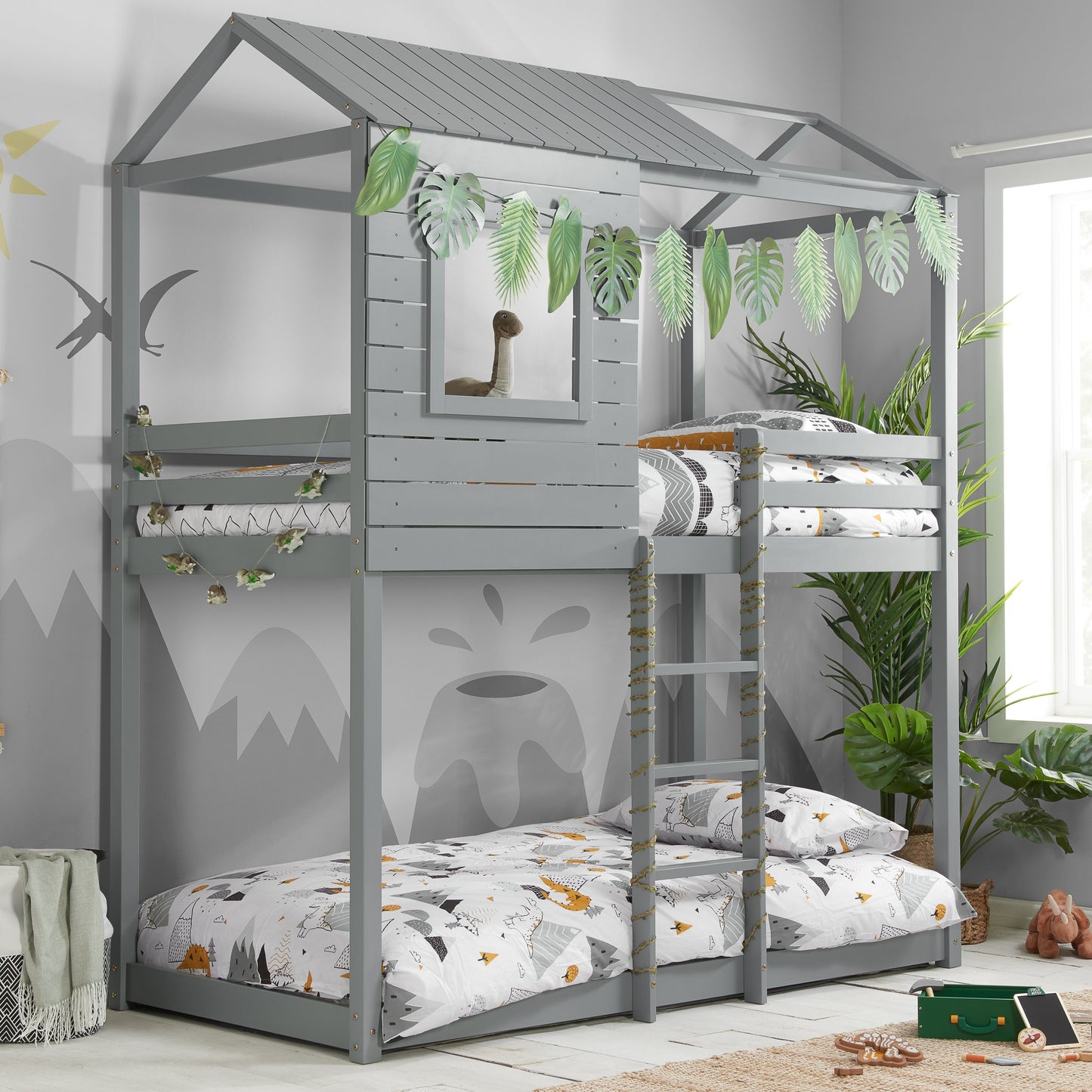 Ultimate Adventure Bunk Bed for Kids: Fun and Functional Designs: Available in Grey or White