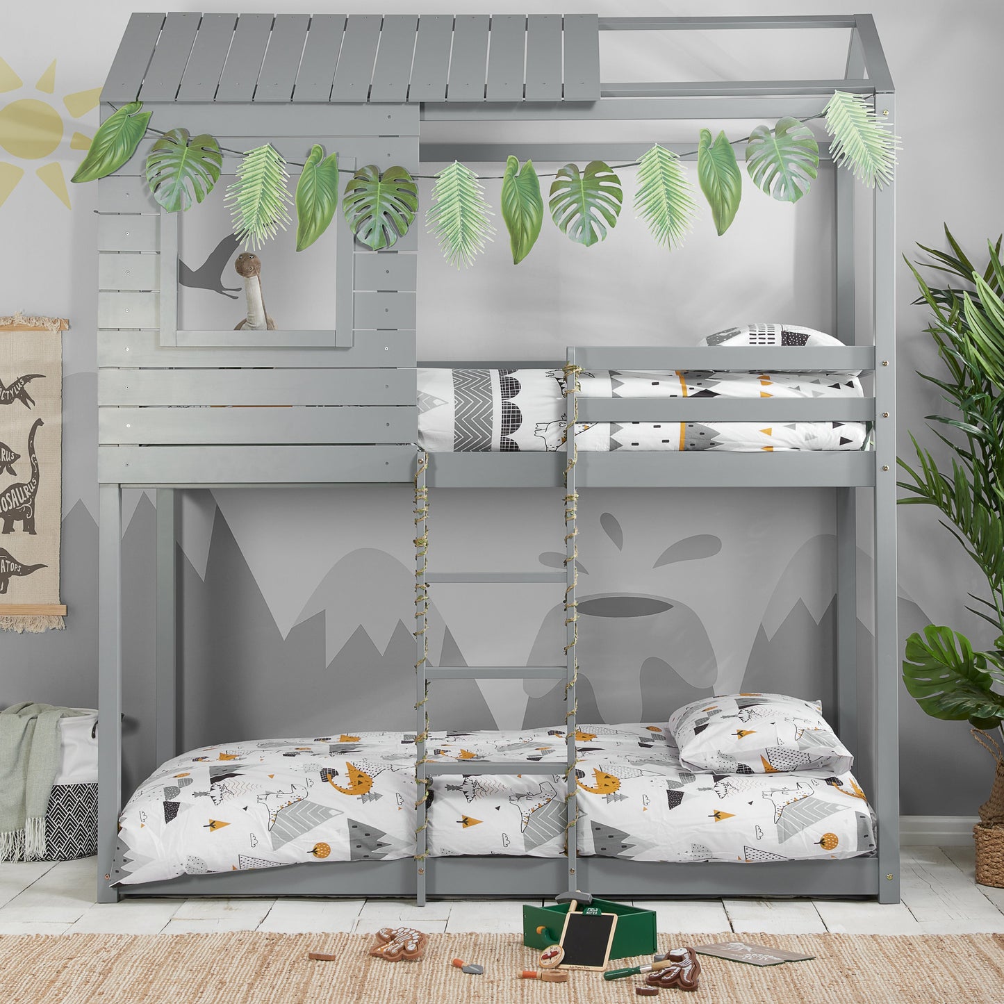 Ultimate Adventure Bunk Bed for Kids: Fun and Functional Designs: Available in Grey or White