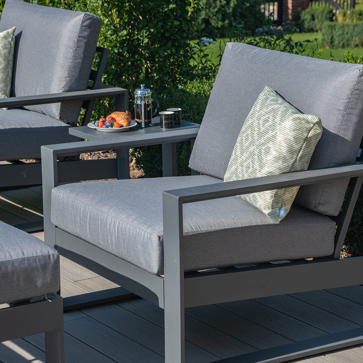 Amalfi 5pc Lounge Set in Grey