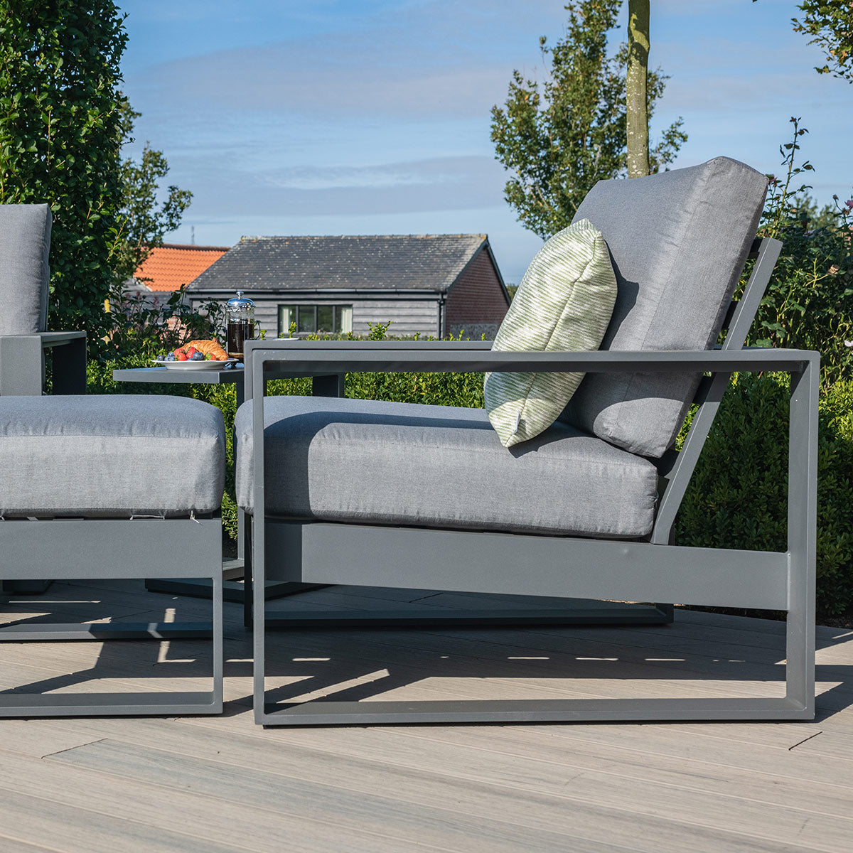 Amalfi 5pc Lounge Set in Grey