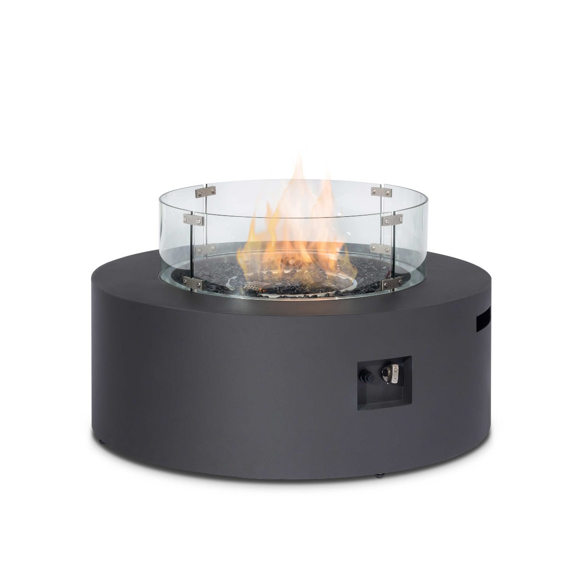 Fire Pit Coffee Table 90cm Round in Charcoal