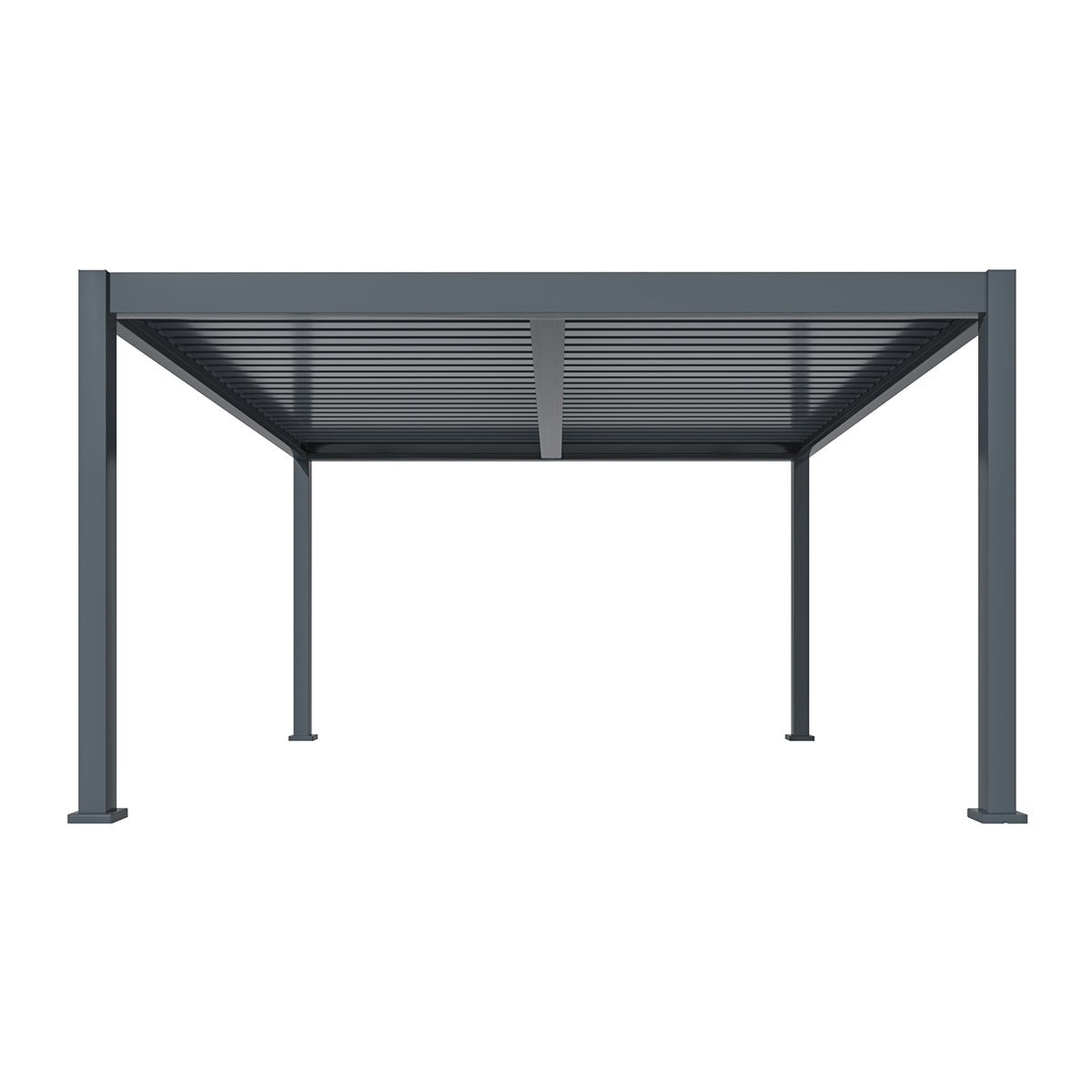 Eden Pergola Aluminium Square 40x40 - Frame Only - Grey