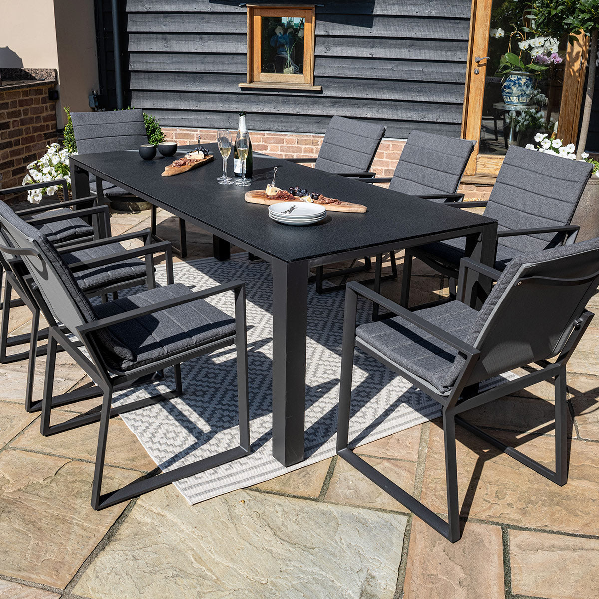 Manhattan 8 Seat Dining Set