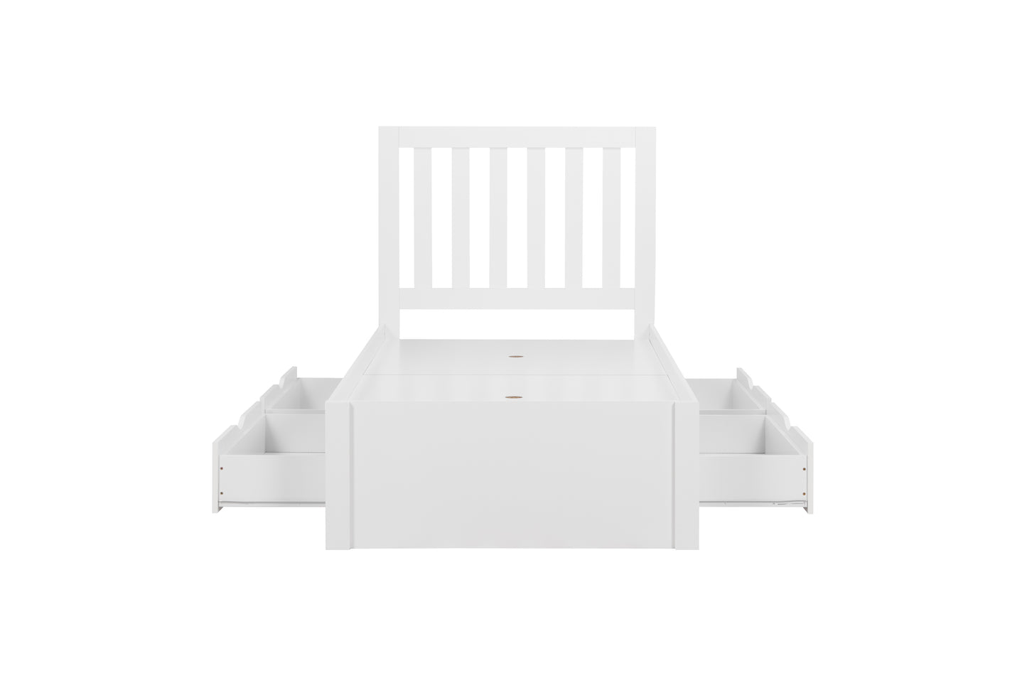 Appleby Single White Bed - Stylish Storage Solution for Compact Rooms