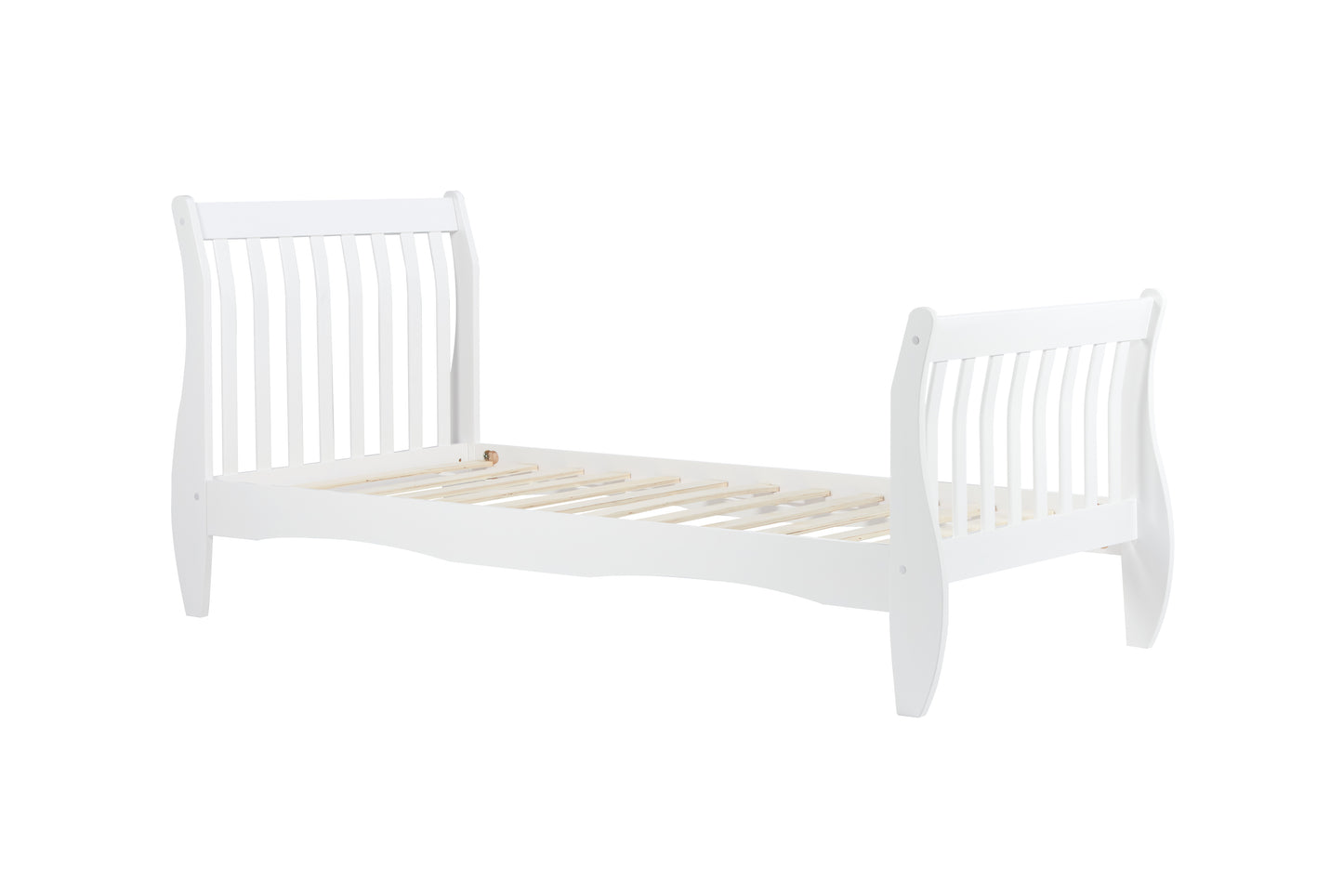 Belford White Bed Frame - Timeless Design with Superior Comfort - 3 Size Options