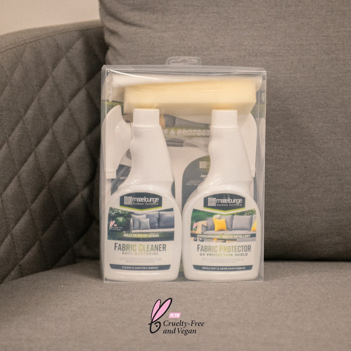 Cleaning Kit and Protector for Outdoor Fabric