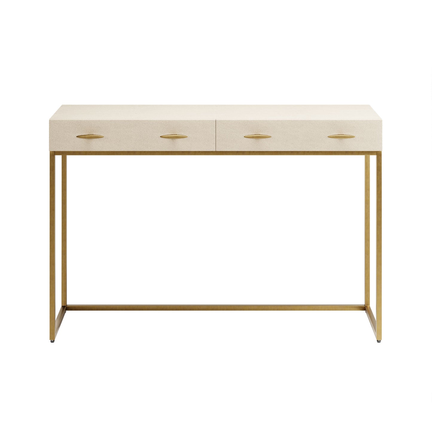 Hampton Console in Ivory Shagreen