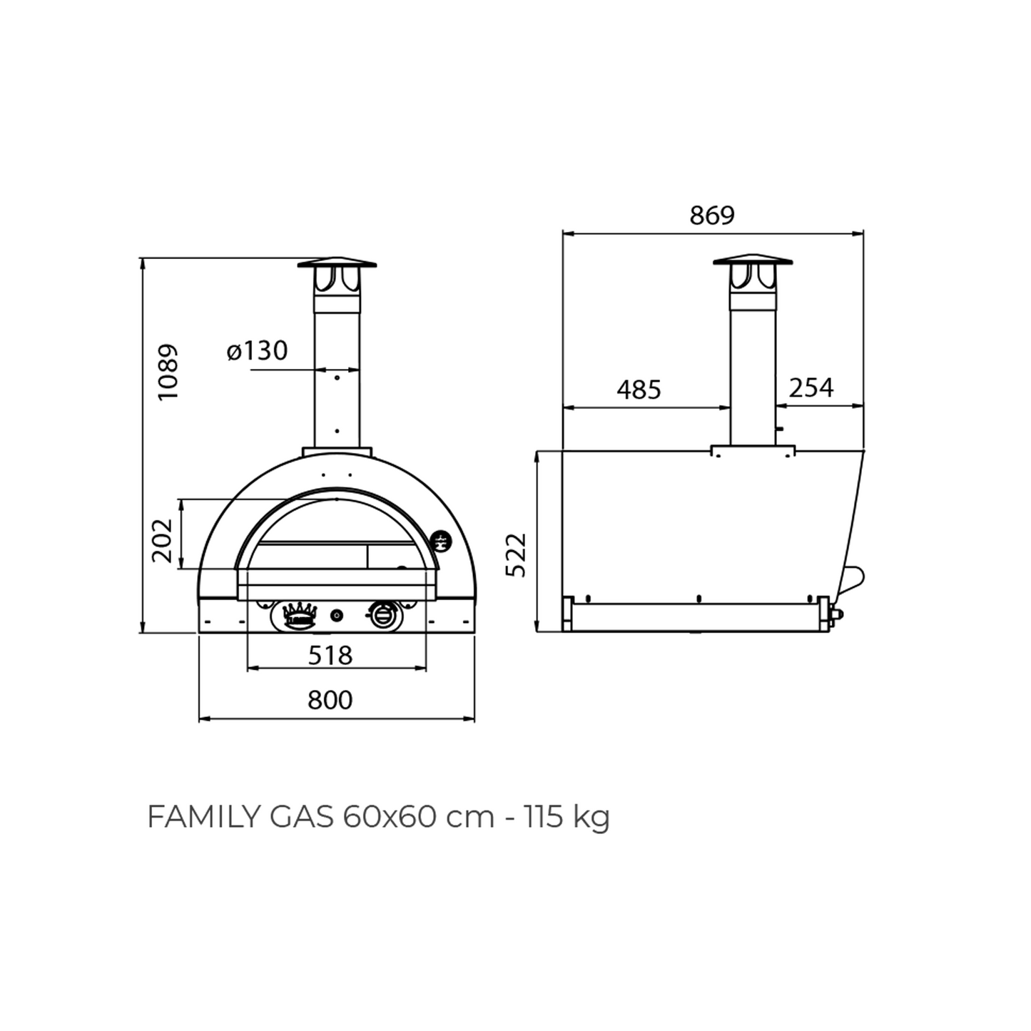 Clementi Gas-Fired Pizza Oven: Craftsmanship and Innovation