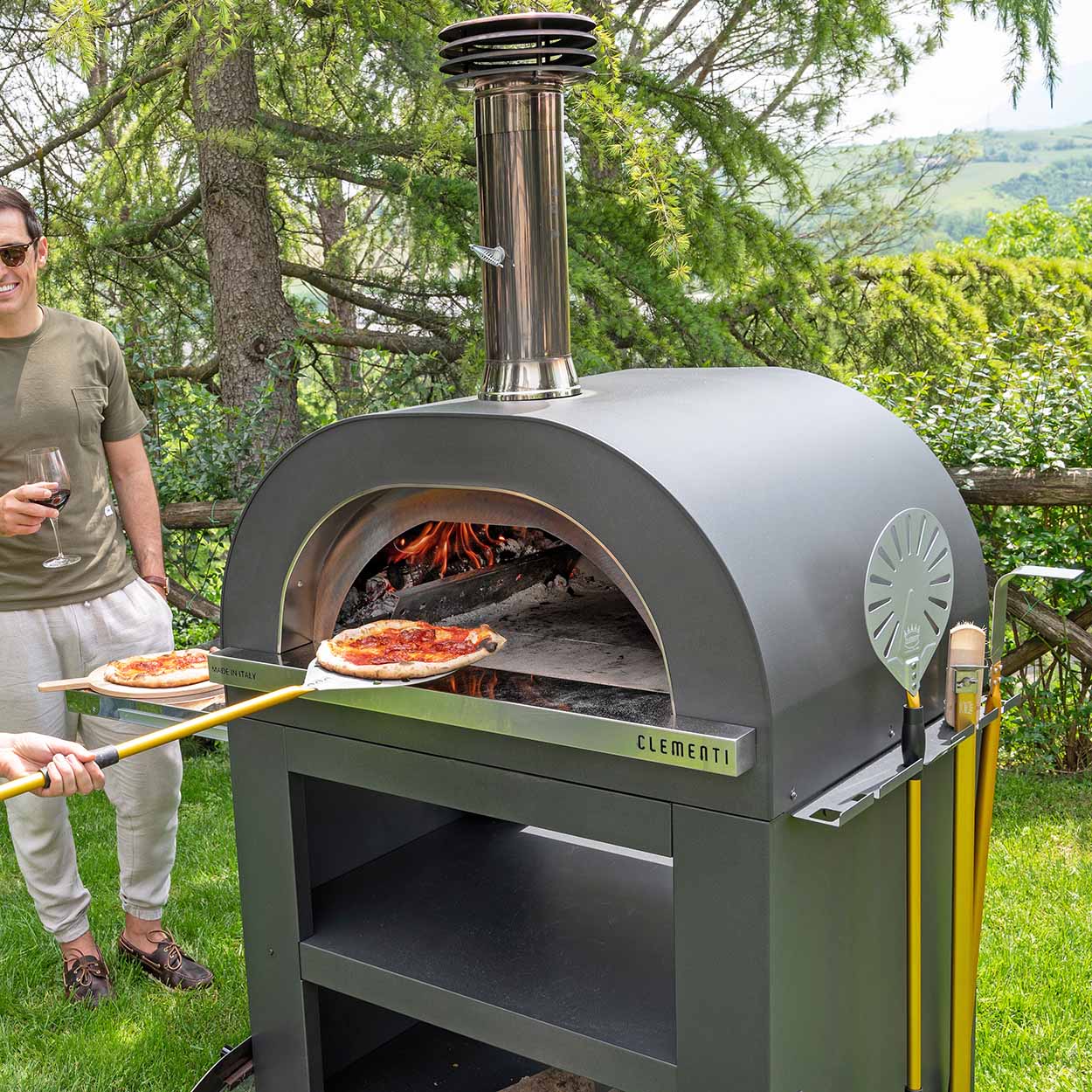 Clementi Gold Wood Fired Pizza Oven: Unleash Outdoor Culinary Excellence