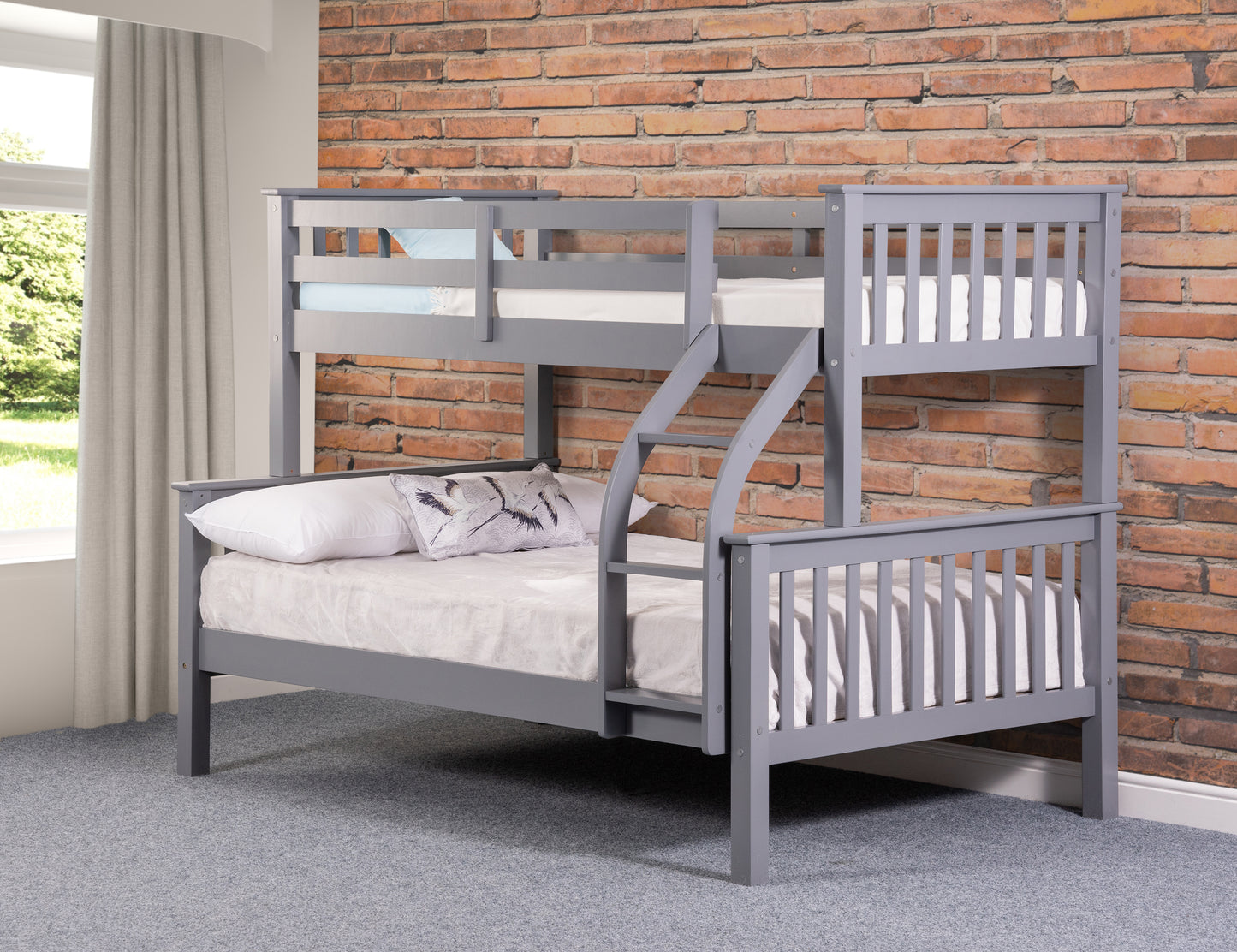 Connor Triple Wooden Bunk Bed