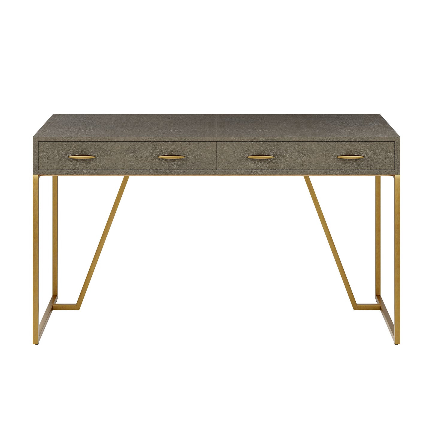 Hampton Desk in Grey Shagreen