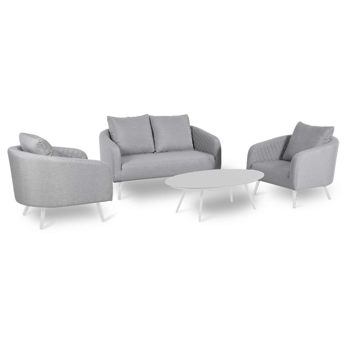 Ambition 2 Seat Sofa Set in Lead Chine