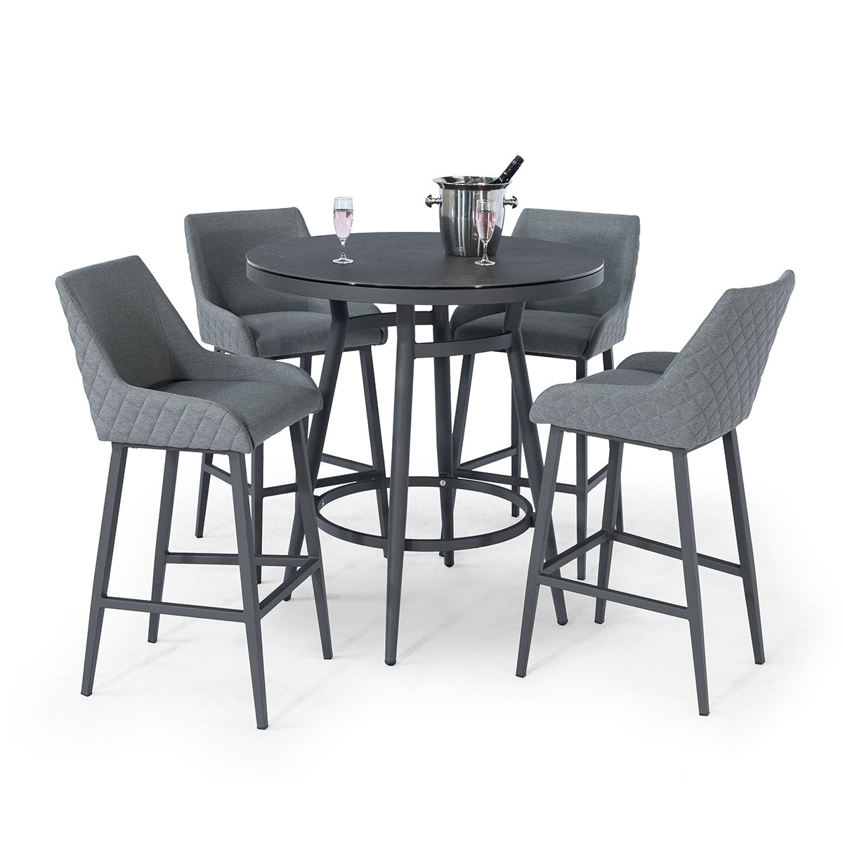 Regal 4 Seat Round Bar Set in Flanelle