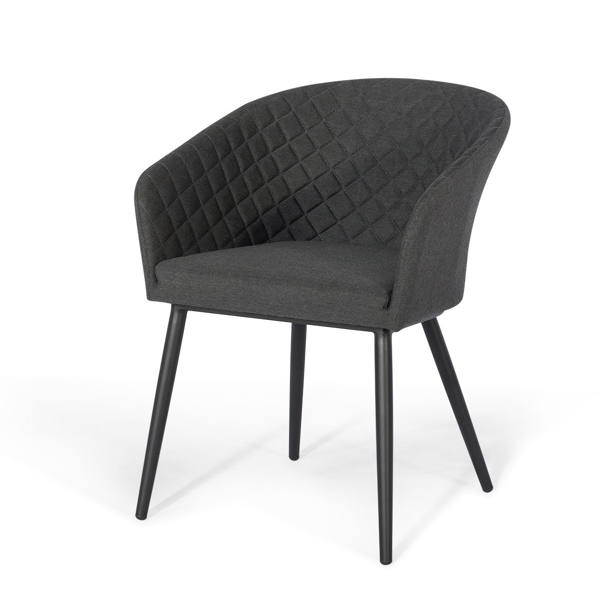 Ambition 8 Seat Oval Dining Set in Charcoal