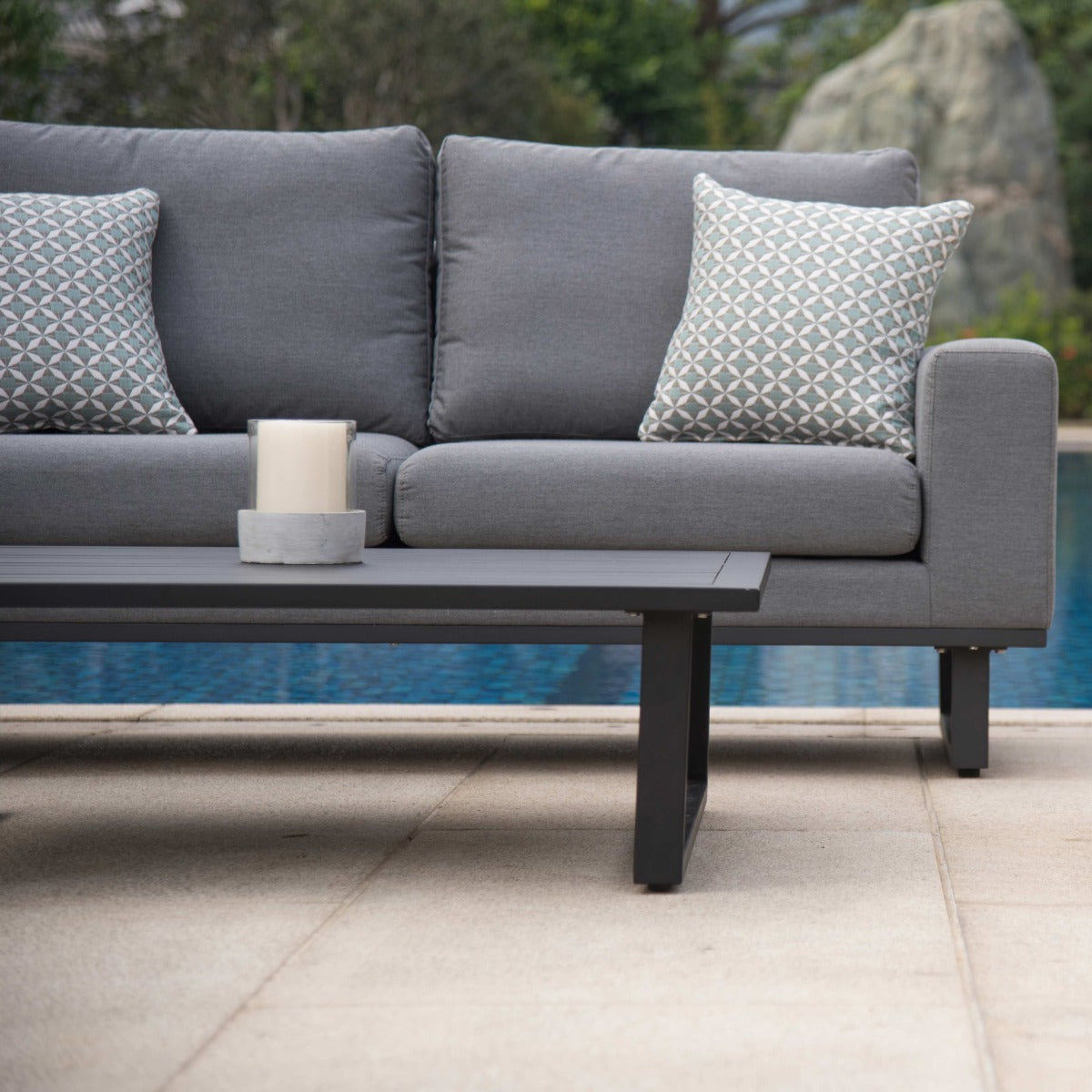 Ethos 3 Seat Sofa Set in Flanelle