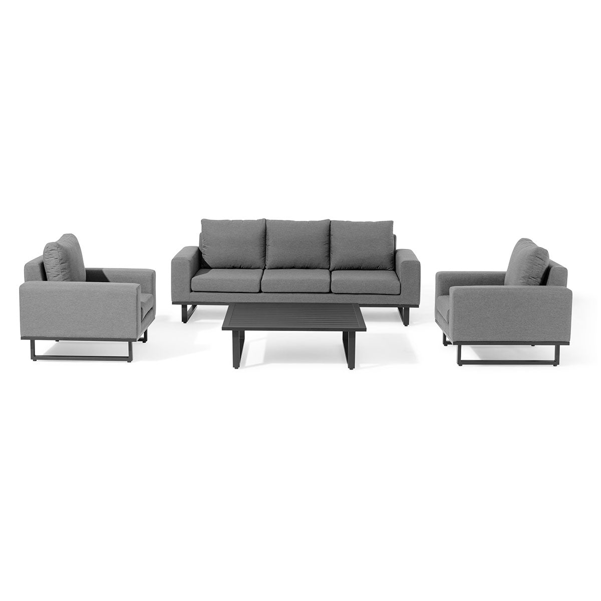 Ethos 3 Seat Sofa Set in Flanelle