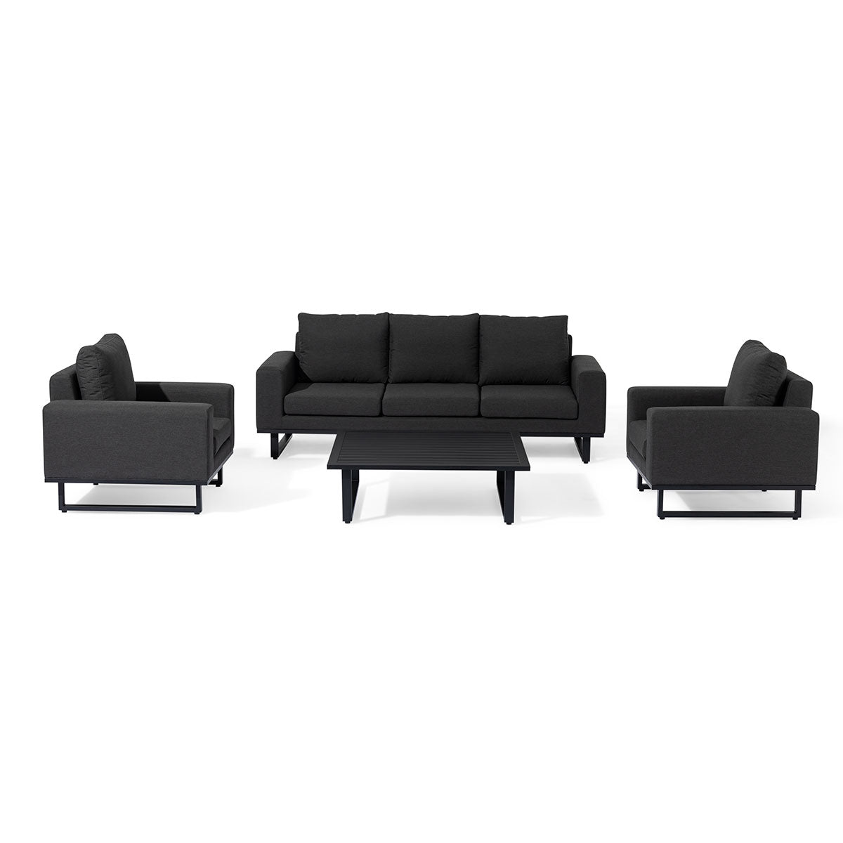 Ethos 3 Seat Sofa Set in Charcoal