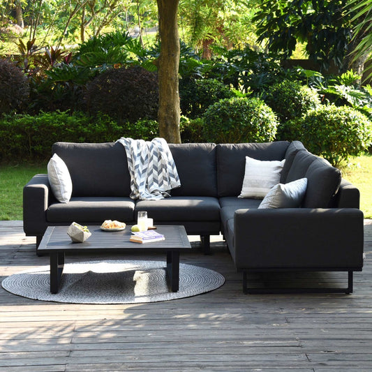 Ethos Corner Sofa Group in Charcoal