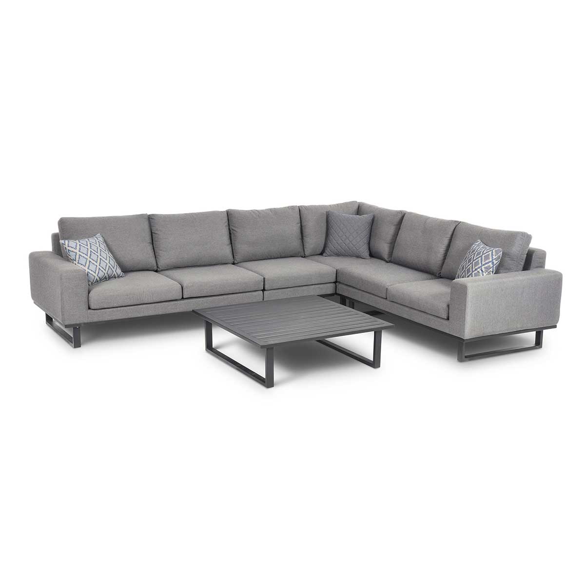 Ethos Large Corner Sofa Group in Flanelle