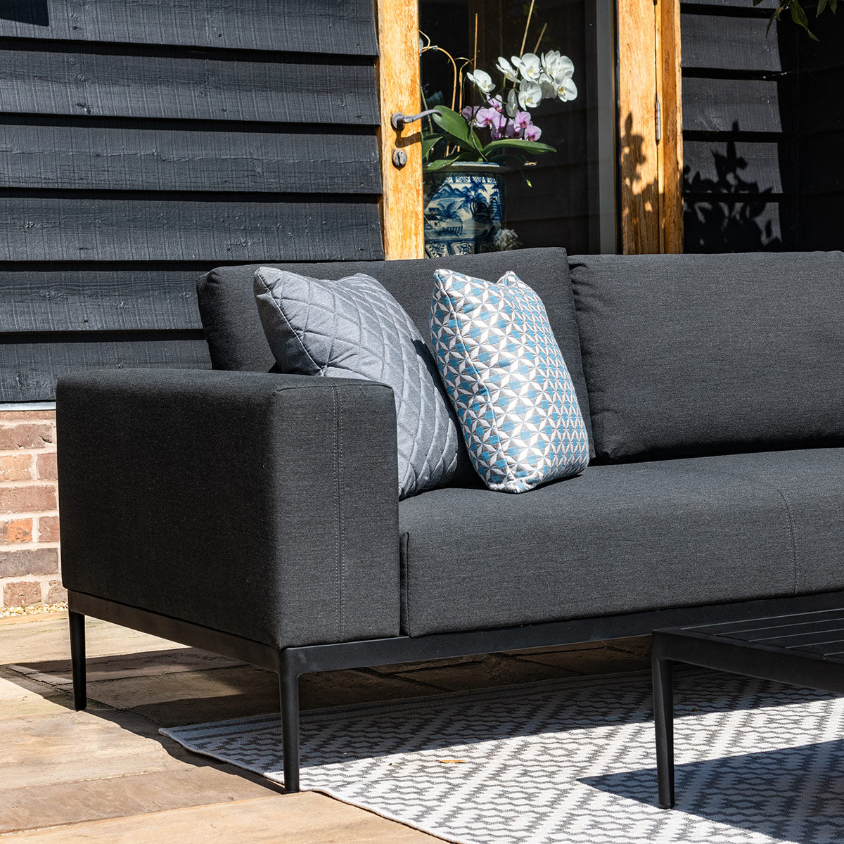 Eve Corner Sofa Group in Charcoal