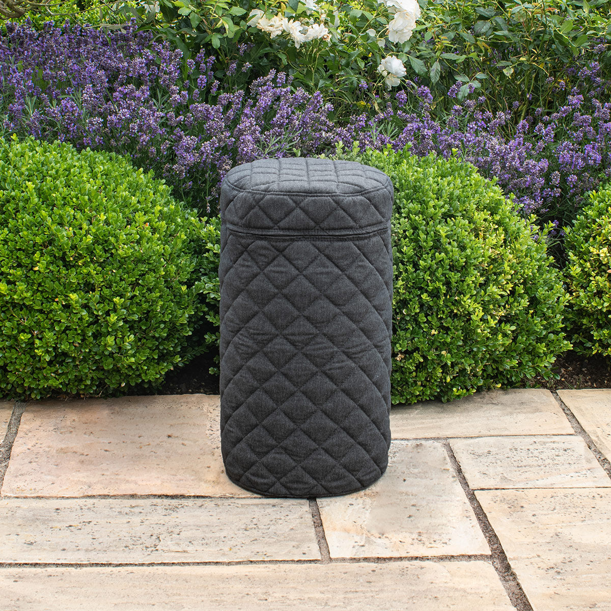 Fabric 10KG Gas Bottle Cover in Charcoal