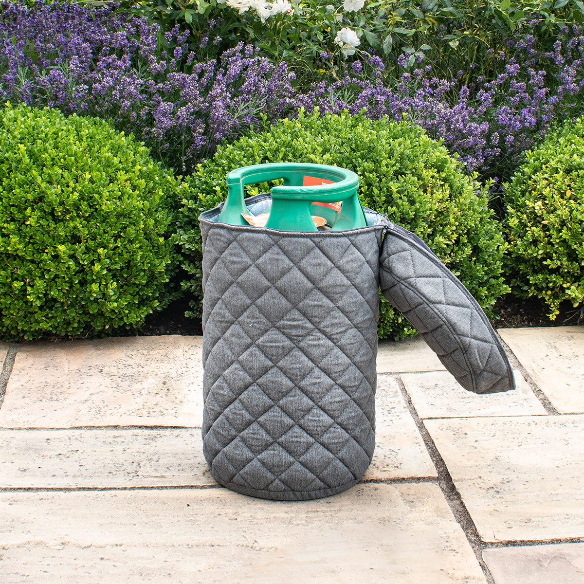 Fabric 10KG Gas Bottle Cover in Flanelle