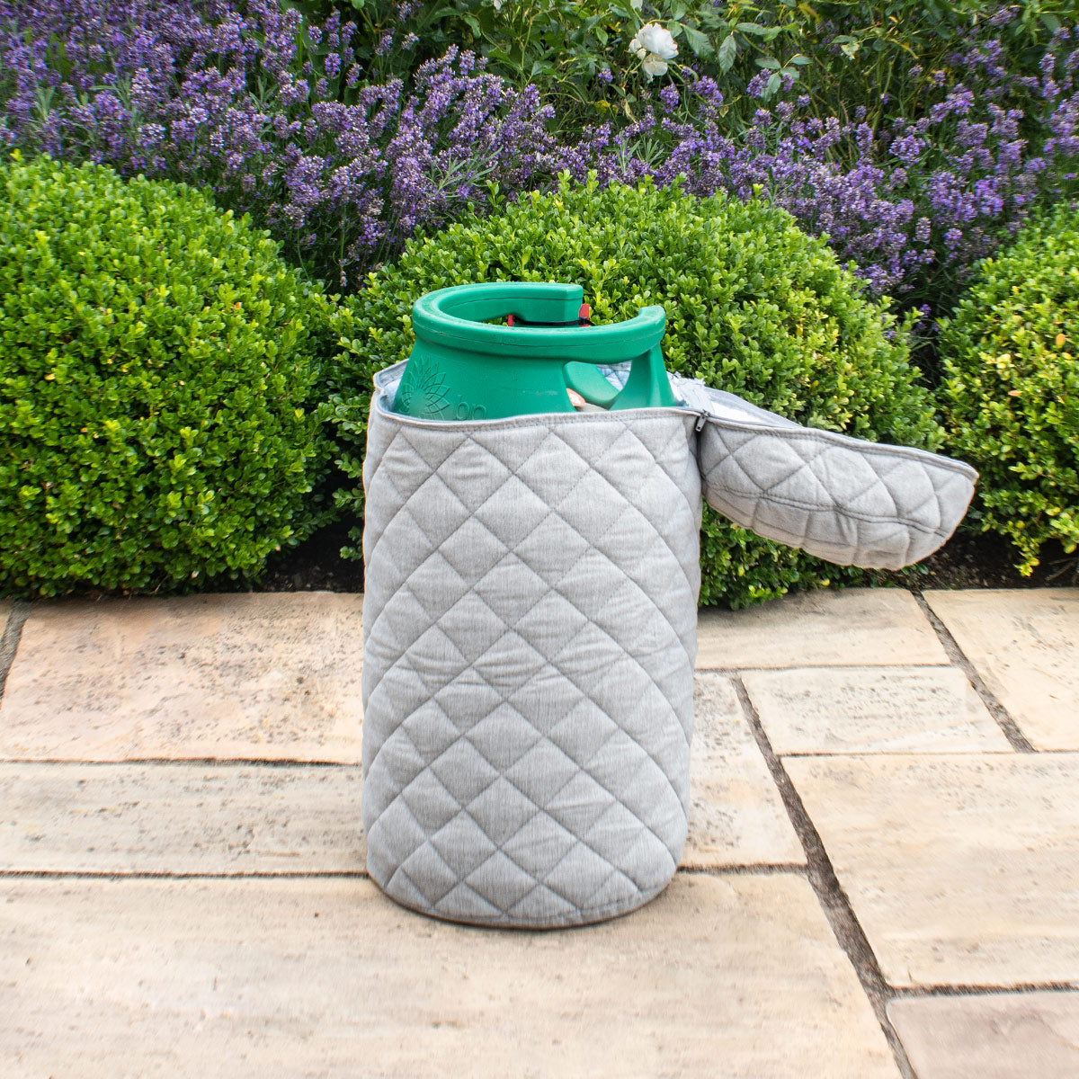 Fabric 10KG Gas Bottle Cover in Lead Chine