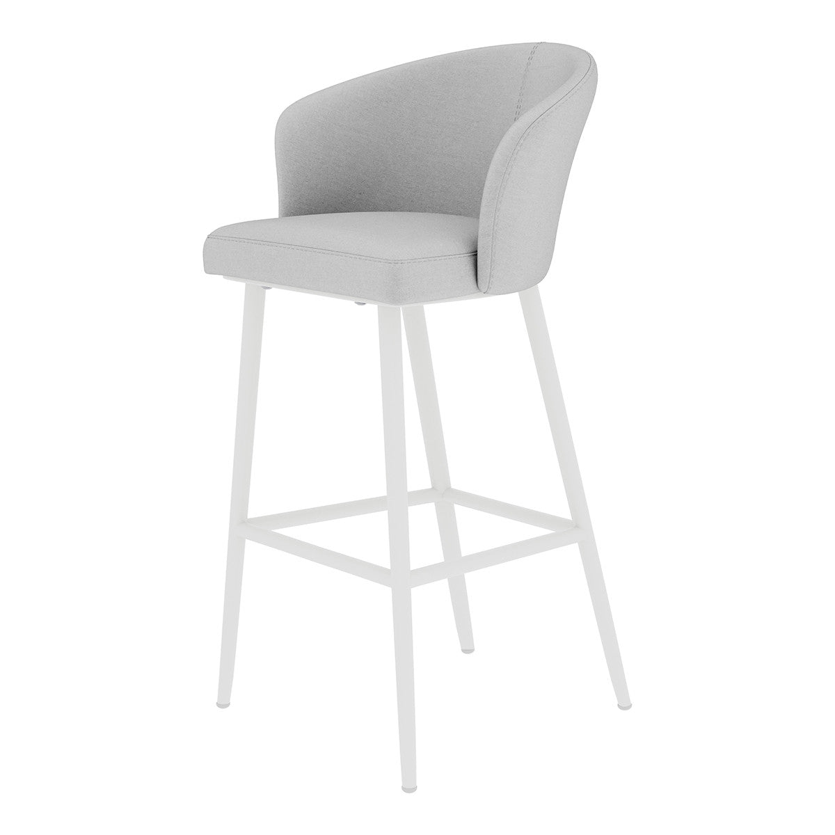 Fabric Zen Bar Stool - Lead Chine