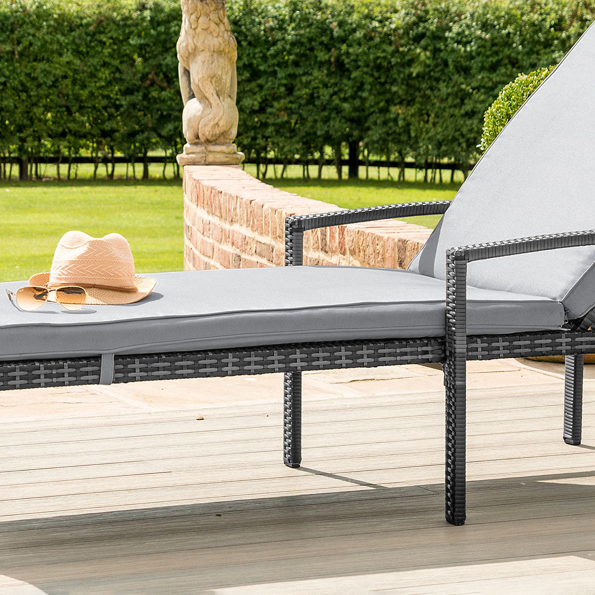 Austin Sunlounger in Grey