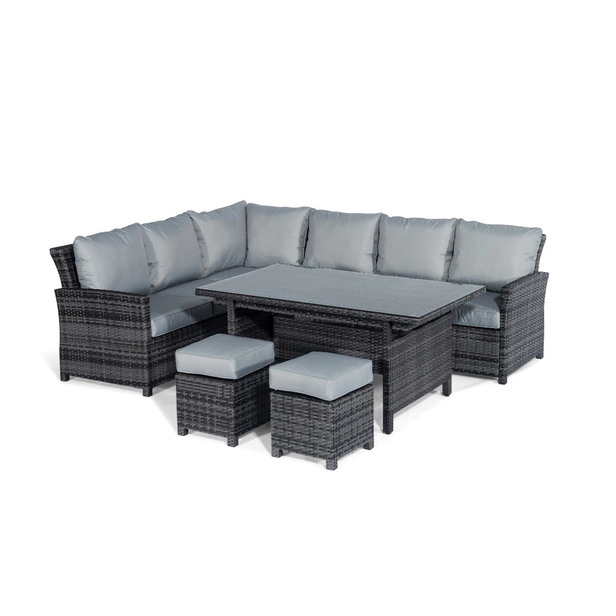 Extending Kingston Corner Dining Set in Grey