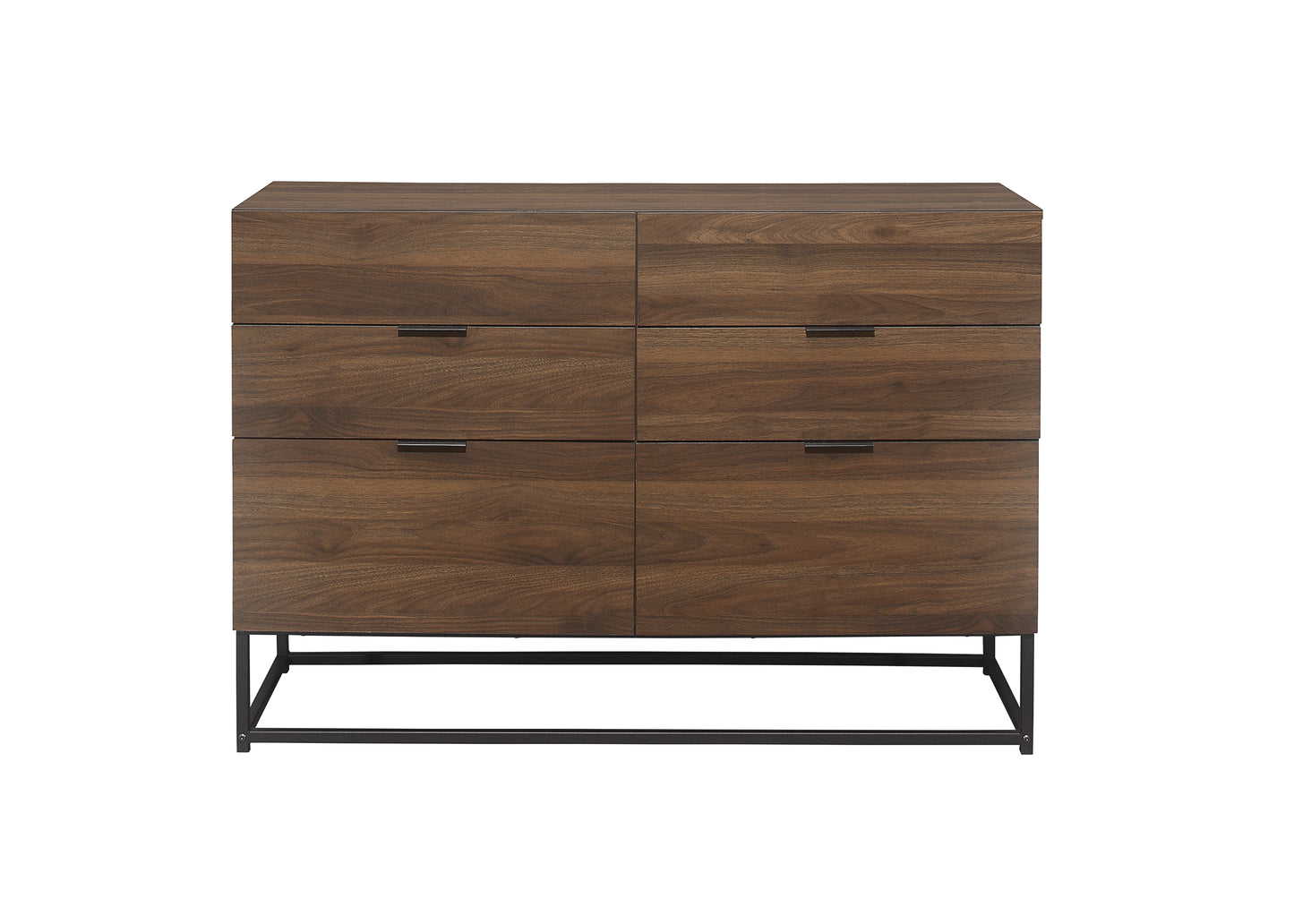 Houston 6-Drawer Chest - Walnut Finish