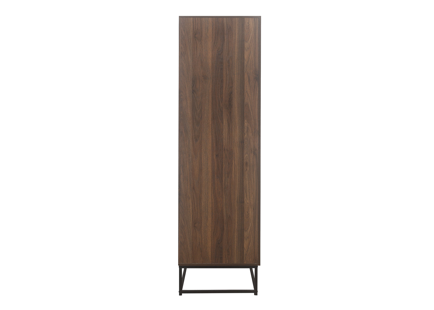 Houston 4-Door Wardrobe - Walnut Finish