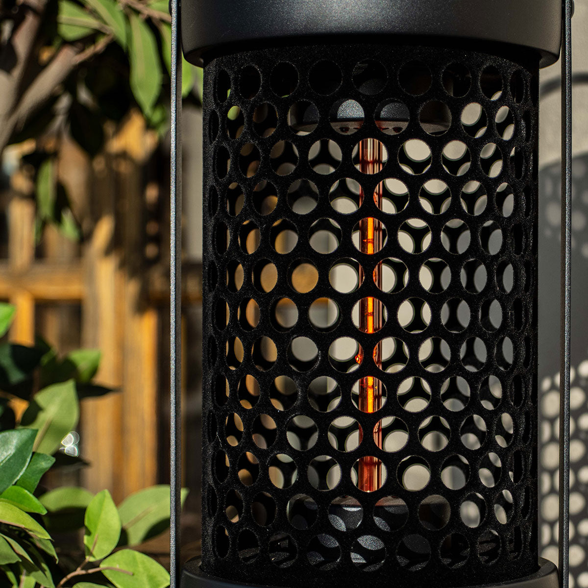 1200W Luna Large Portable Electric Patio Heater in Black