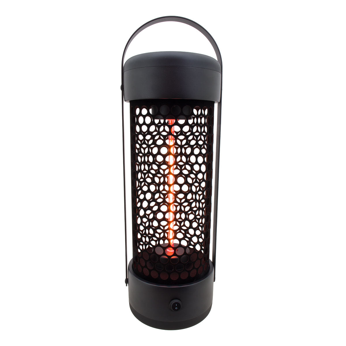 1200W Luna Large Portable Electric Patio Heater in Black