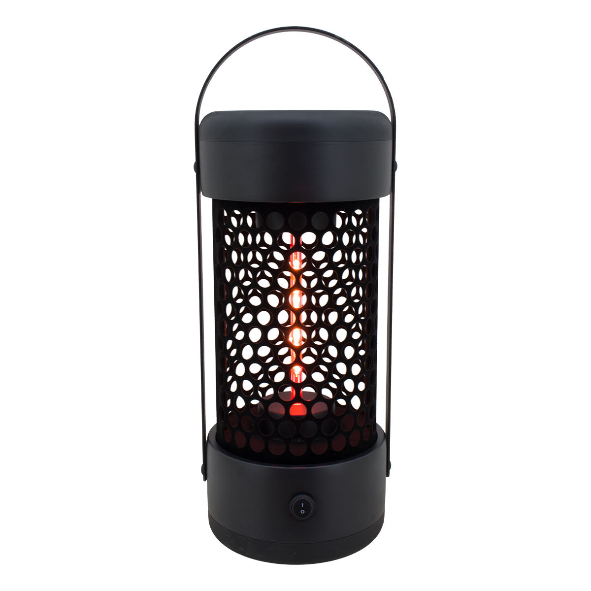 800W Luna Medium Portable Electric Patio Heater in Black