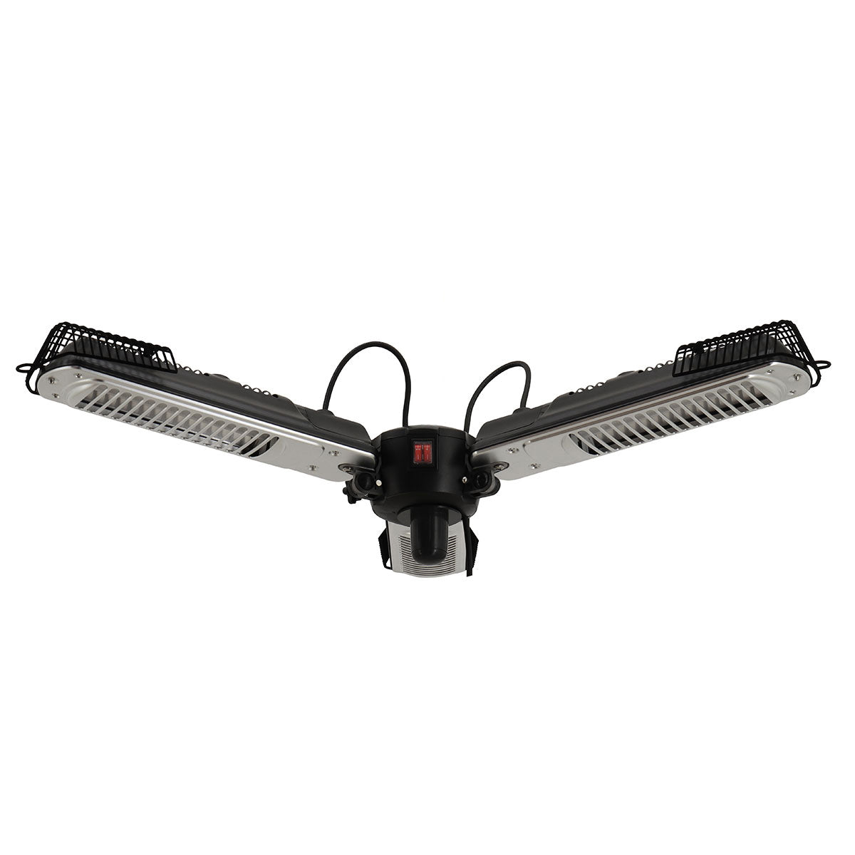 2000W Vulcan Parasol Tri Electric Patio Heater in Black