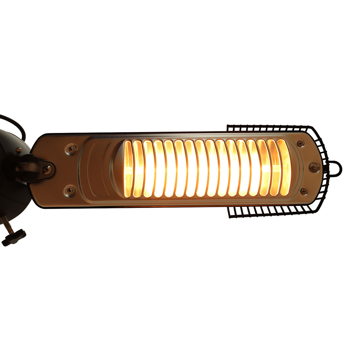 2000W Vulcan Parasol Tri Electric Patio Heater in Black