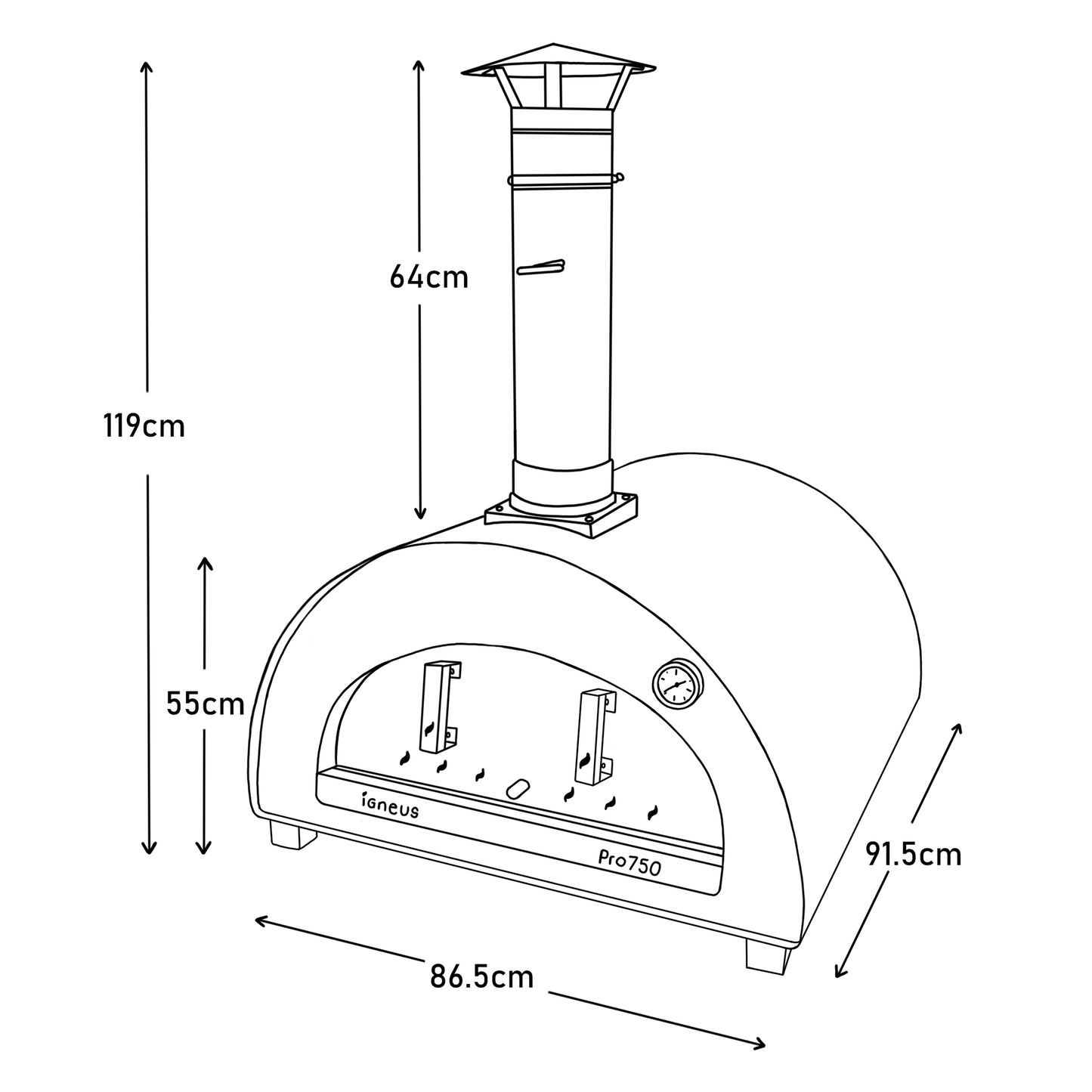 Igneus Pro 750 Pizza Oven: Elevate Your Outdoor Cooking Experience