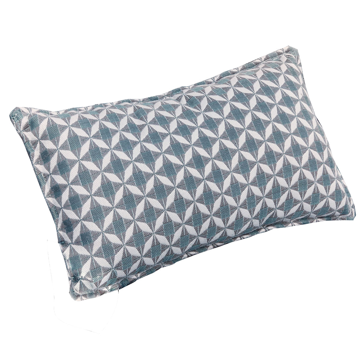 Fabric Sunbrella Bolster Cushion 30x50cm (Pack of 2) in Mosaic Blue