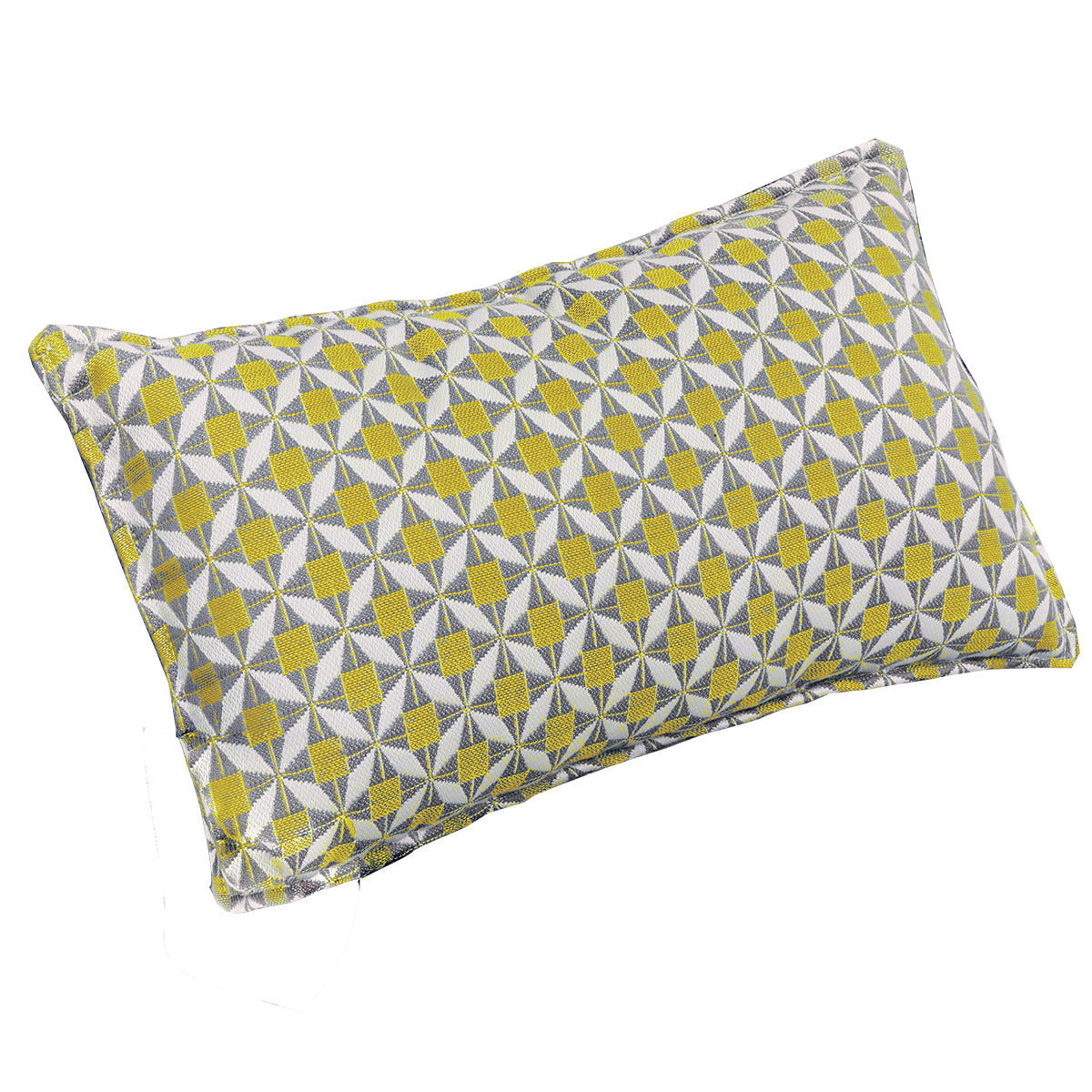 Fabric Sunbrella Bolster Cushion 30x50cm (Pack of 2) in Mosaic Yellow