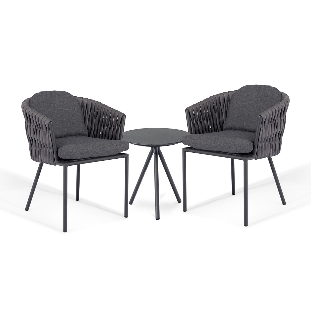 Marina Bistro Set in Charcoal