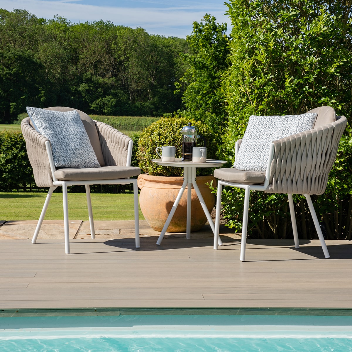 Marina Bistro Set in Sandstone